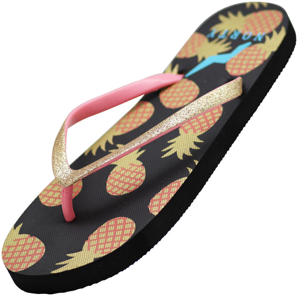 Norty Womens Flip Flops Casual Beach, Pool, Everyday Sandal Shoe-8