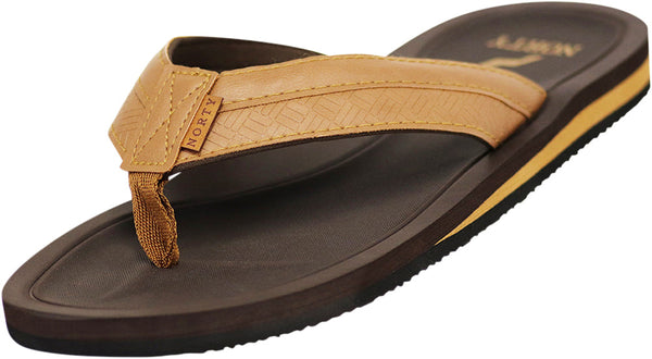 NORTY Men's Arch Support Flip Flop Comfort Casual Sandal-8
