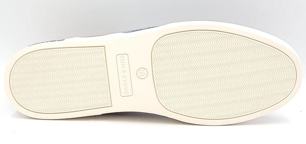 Sun Stone Men Sneakers Round Toe Platform Lace-Up Shoes KIVA Blue Green Tie-Dye-3