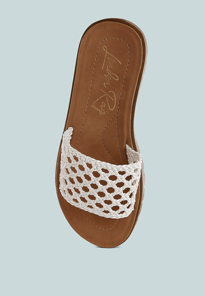 Sayura Woven Slip-On Flatforms-3