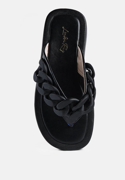 Zing Link Chain Thong Flats-3