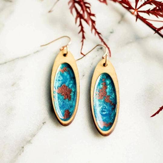 Copper & Turquoise Earrings - Isleitudes