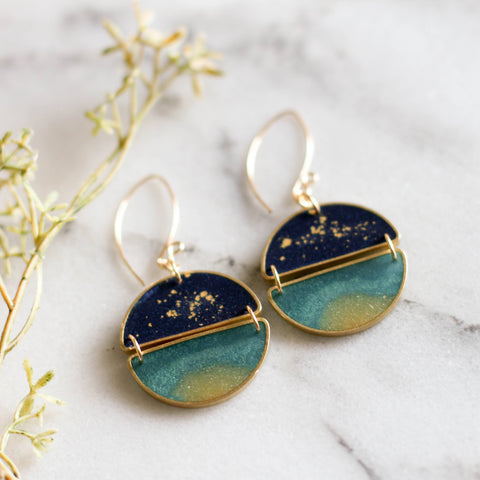 Night Swimming Earrings - Isleitudes