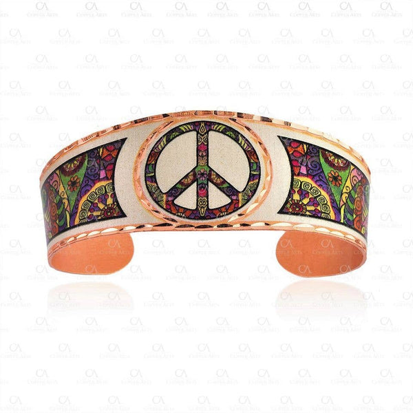 BA 53 Peace Sign Colorful Bracelet - Isleitudes