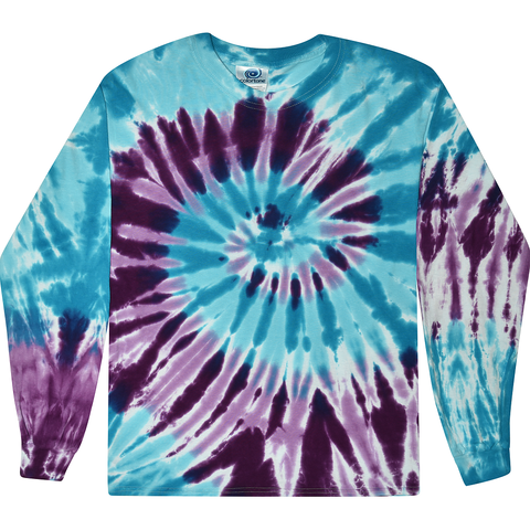 Barbados Long Sleeve Tie Dye T-Shirt - Isleitudes