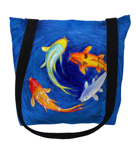 Swirling Koi Tote Bag - Isleitudes