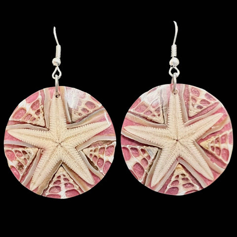 Starfish Earrings - Pink - Isleitudes