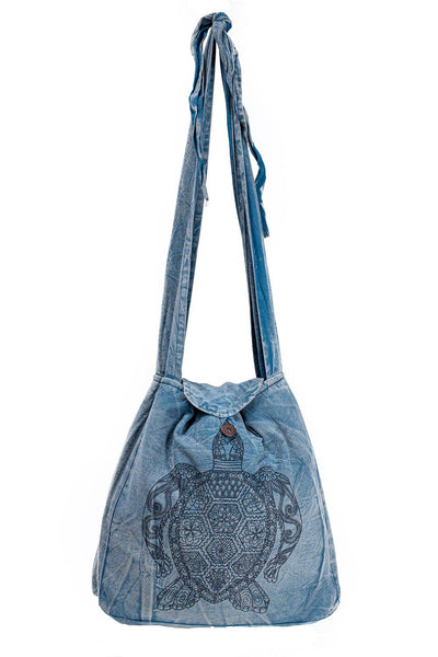 KD-17-TL Large Marine Blue Crossbody and Backpack - Isleitudes