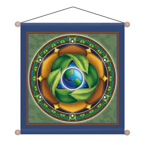 30" X 30" Banner Temple Conservation - Isleitudes