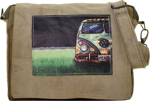 Recycled Military Tent Crossbody - Isleitudes