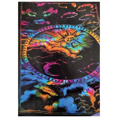 Celestial Sun Moon Tapestry - Isleitudes