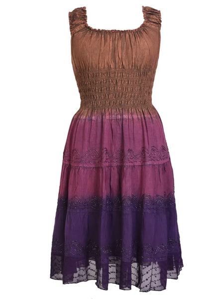 Ombre Dyed Maxi Dress 1477 - Isleitudes