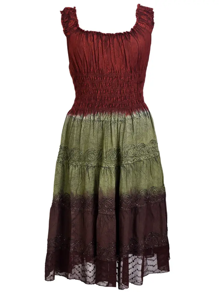 Ombre Dyed Maxi Dress 1477 - Isleitudes