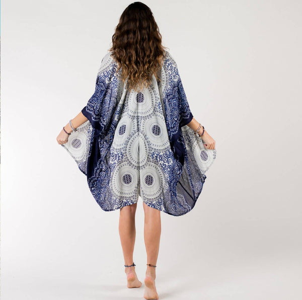 Cape Cod Mandala Kimono - Isleitudes
