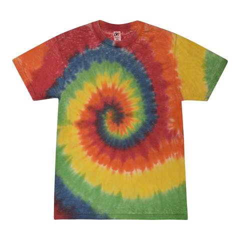 Festival Rainbow Tie Dye T-Shirt (CLEARANCE) - Isleitudes