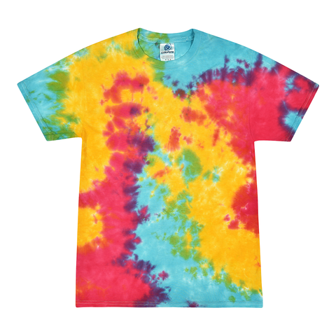 Multi Rainbow Tie Dye T-Shirt (CLEARANCE) - Isleitudes