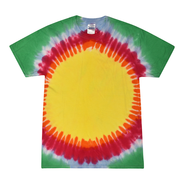 Sunburst Rainbow Tie Dye T-Shirt (CLEARANCE) - Isleitudes