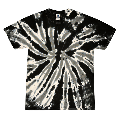 Twist Black Tie Dye T-Shirt (CLEARANCE) - Isleitudes
