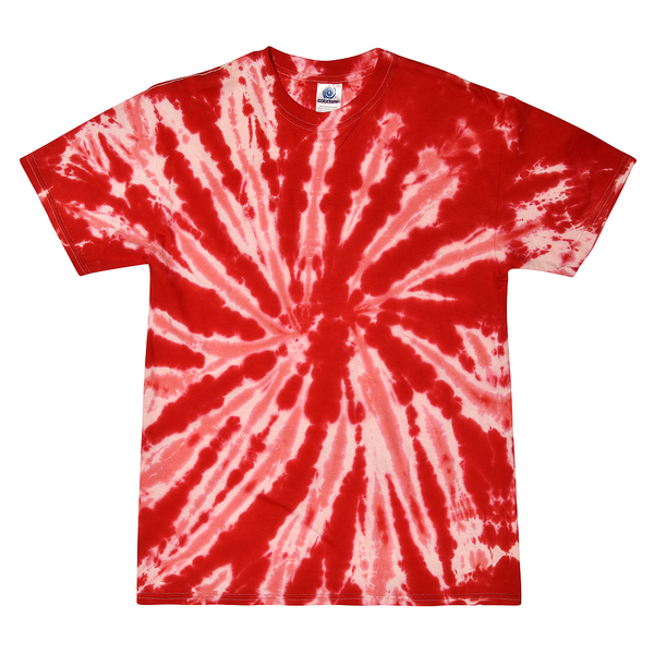 Twist Red Tie Dye T-Shirt (CLEARANCE) - Isleitudes