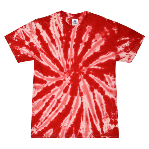 Twist Red Tie Dye T-Shirt (CLEARANCE) - Isleitudes