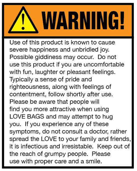 STASH IT - LOVE BURST - LOVE Reusable Bag - Isleitudes