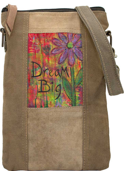 Dream Big Recycled Tent Crossbody - Isleitudes