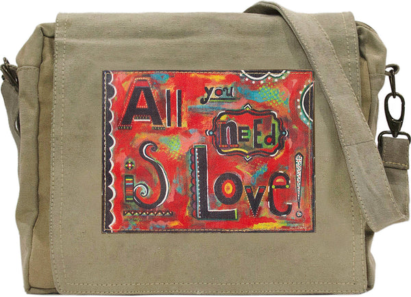 All You Need Is Love Tent Crossbody - Isleitudes