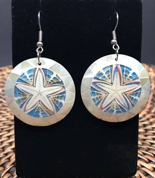 Starfish Circle Earrings - Isleitudes