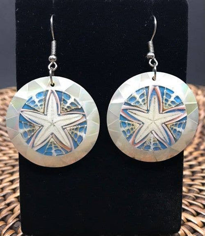 Starfish Circle Earrings - Isleitudes