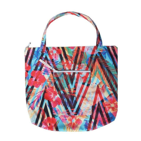Retro Flowers Tote Bag - Isleitudes