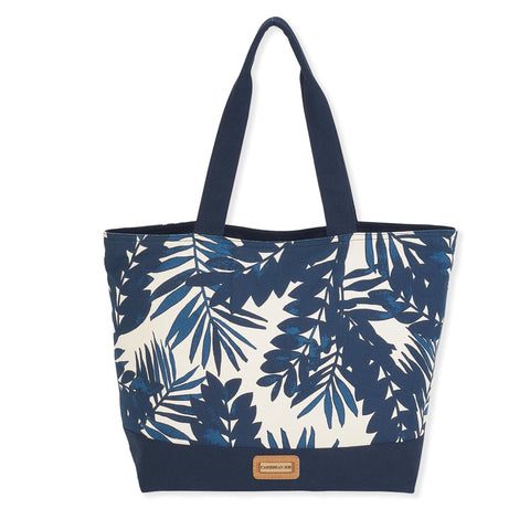 Caribbean Joe Palm Leaves Shoulder Tote - Isleitudes