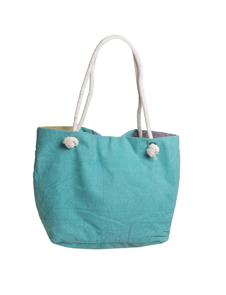 KC-31 Large Embroidered Beach Tote Bags - Isleitudes