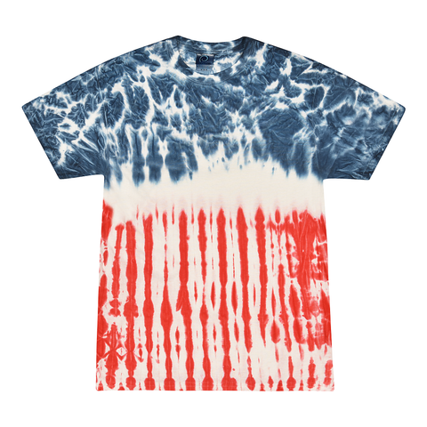 Flag Tie Dye T-Shirt (CLEARANCE) - Isleitudes