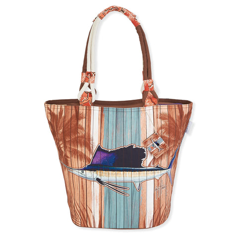 Guy Harvey Endless Summer Shoulder Tote - Isleitudes