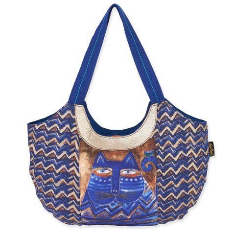 Laurel Burch Azul Scoop Tote - Isleitudes