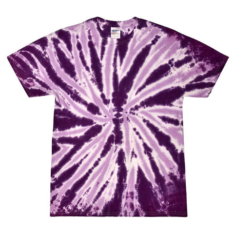 Twist Purple Tie Dye T-Shirt (CLEARANCE) - Isleitudes